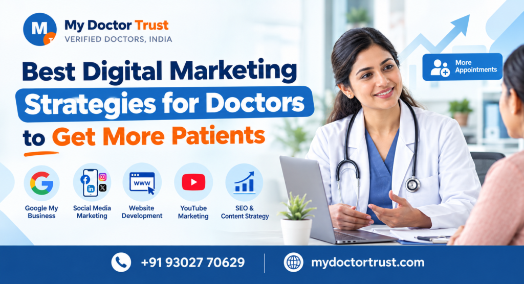 Best Digital Marketing Strategies for Doctors to Get More Patients
