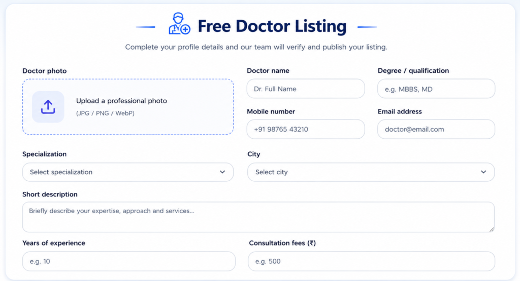 My Doctor Trust Free Doctor Listing Sites